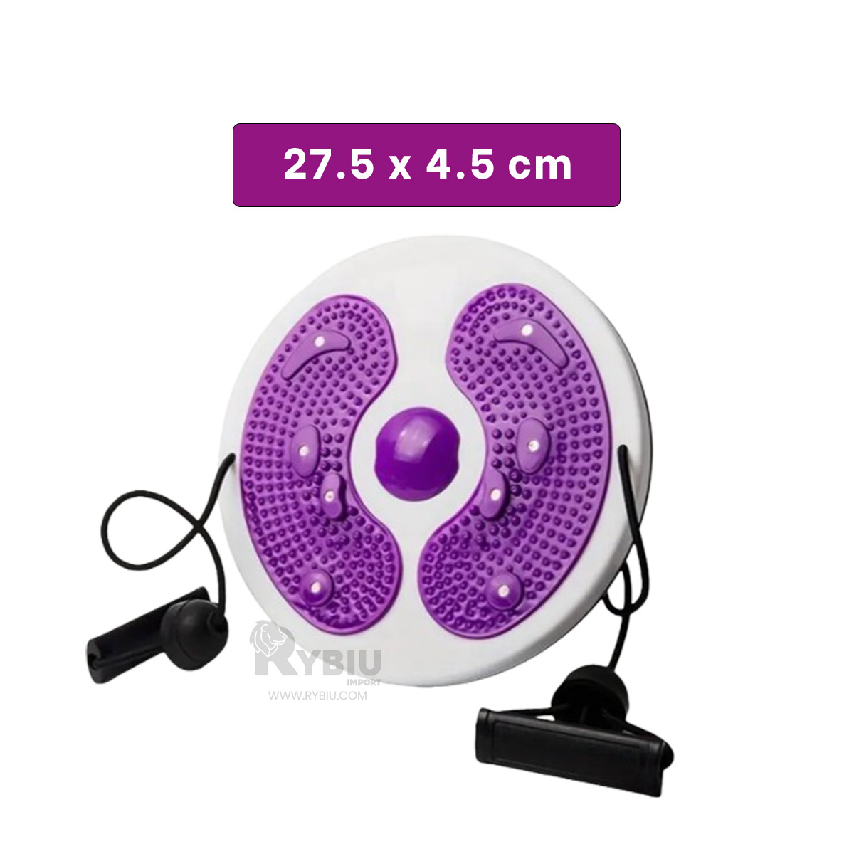 RUEDA ABDOMINAL RYBIU DE30559 MORADO + ENVOLTORIO REGALO - 5