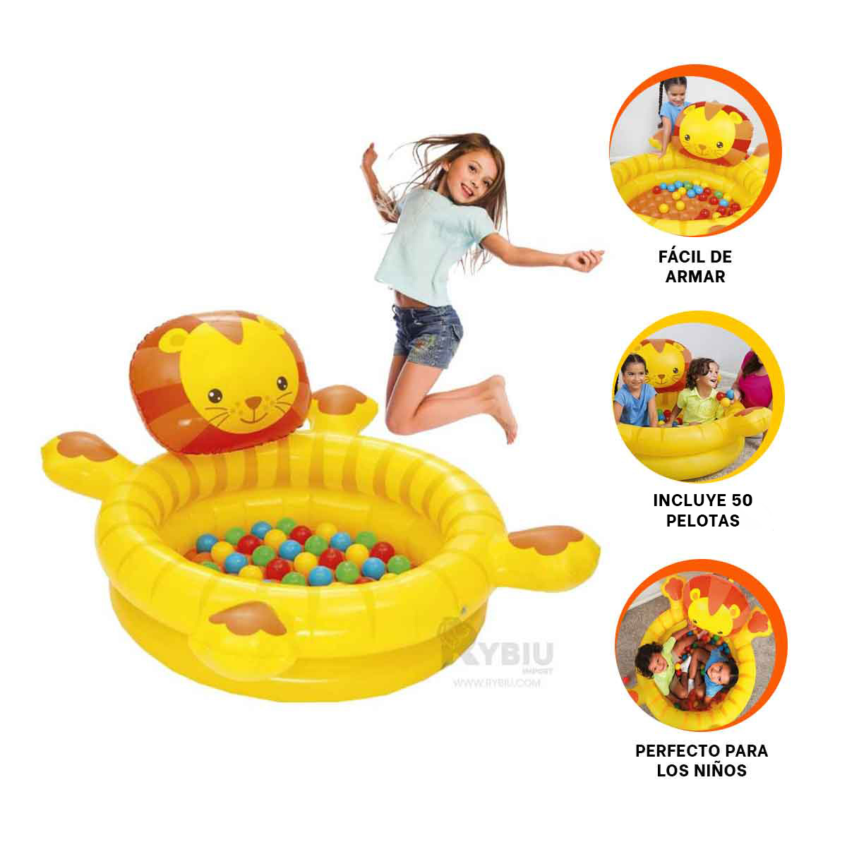 ALBERCA INFLABLE Y TRANSPORTABLE EN LEON Y+REGALO AGENDITA - 1