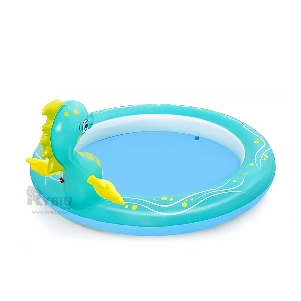 ALBERCA TRANQUILA INFANTIL COLOR VERDE AGUA Y+GIFT STICKERS - 2