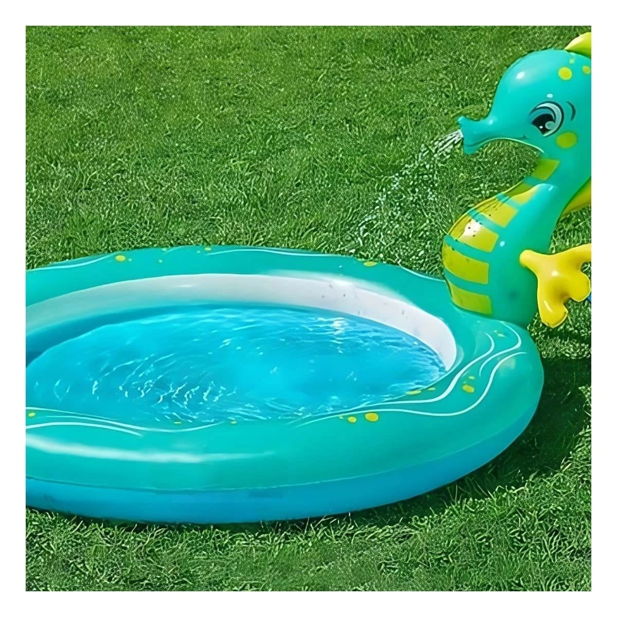 BANERA INFLABLE CABALLITO DE MAR PARA HOGAR Y JARDIN CON DISENO MARINO Y+POST IT - 3