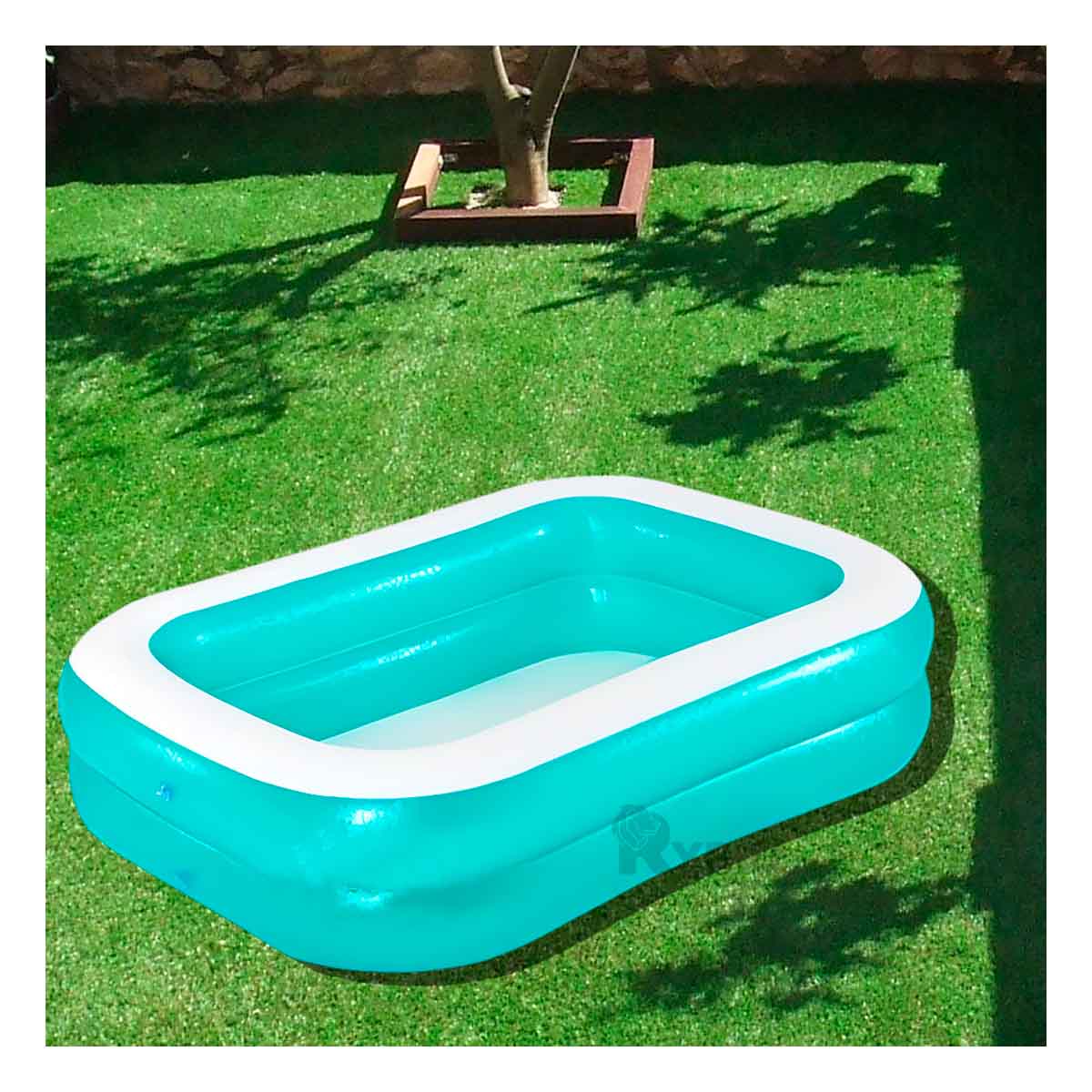 PISCINA REFRESCANTE INFANTIL DE VERDE Y+PAPEL DE REGALO - 2