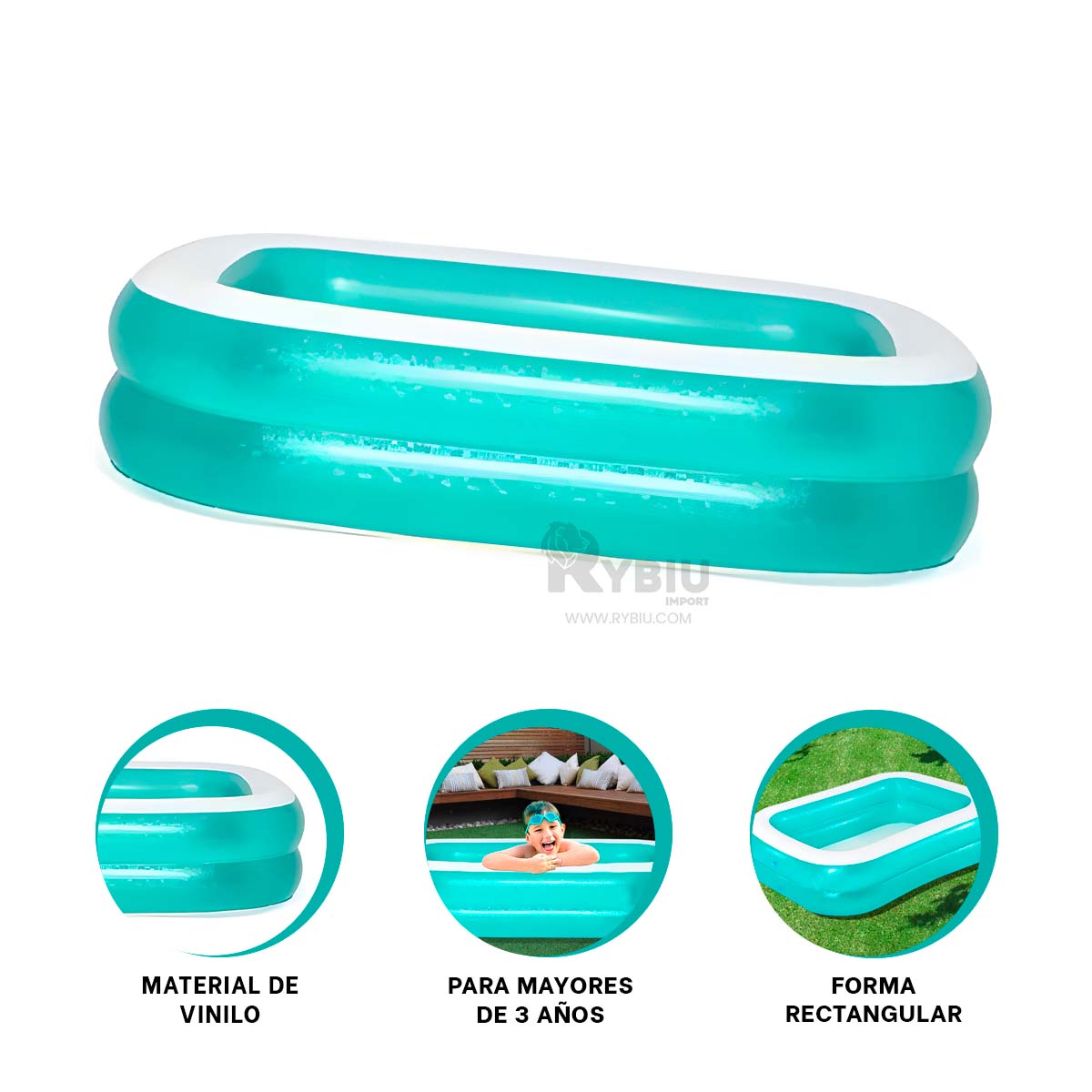 PILETA FUNCIONAL PARA BEBES DE COLOR VERDE Y+REGALO AGENDITA - 2