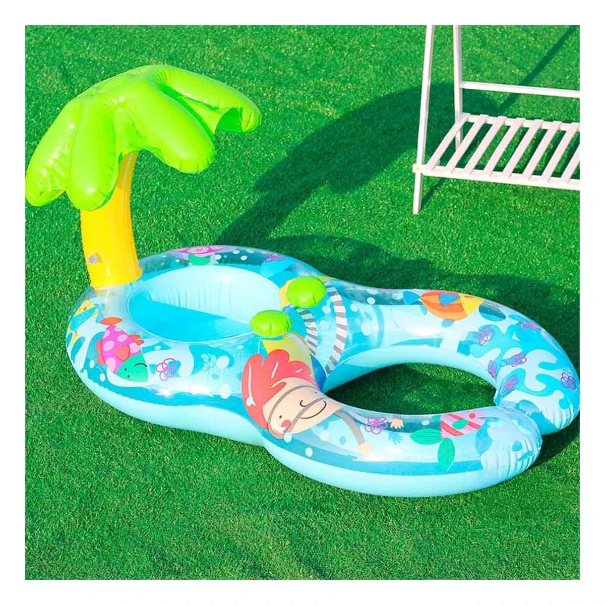 PRODUCTO INFANTIL PARA BEBE 117X 75 CM PARA FLOTACION EN AGUA SEGURA Y+LIGAS REGALO - 1