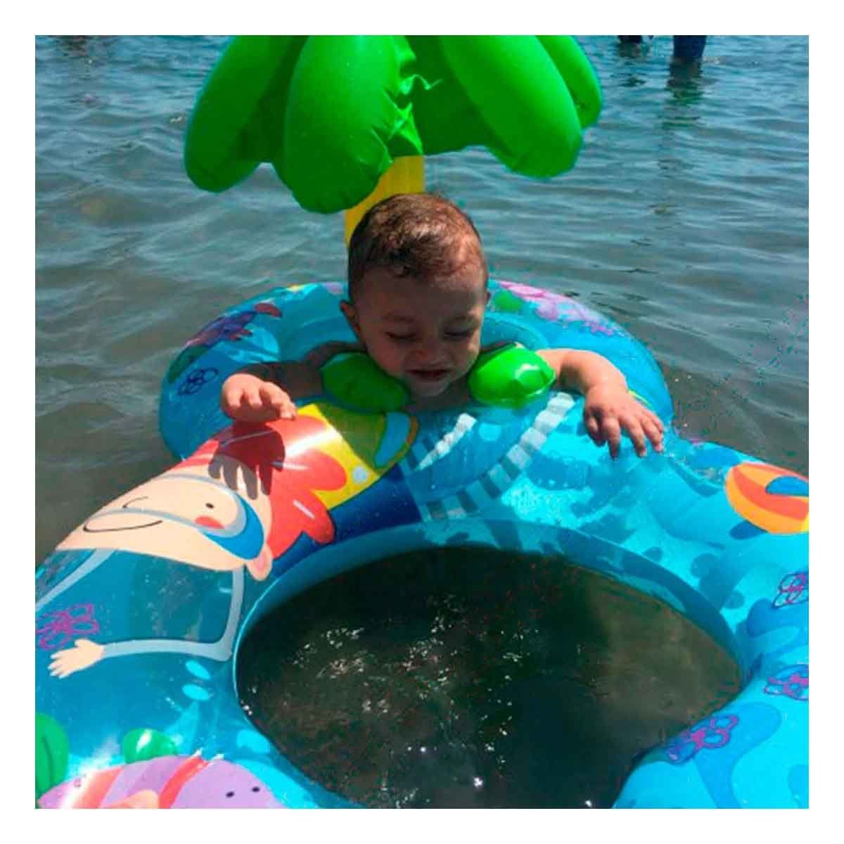 PRODUCTO INFANTIL PARA BEBE 117X 75 CM PARA FLOTACION EN AGUA SEGURA Y+LIGAS REGALO - 2