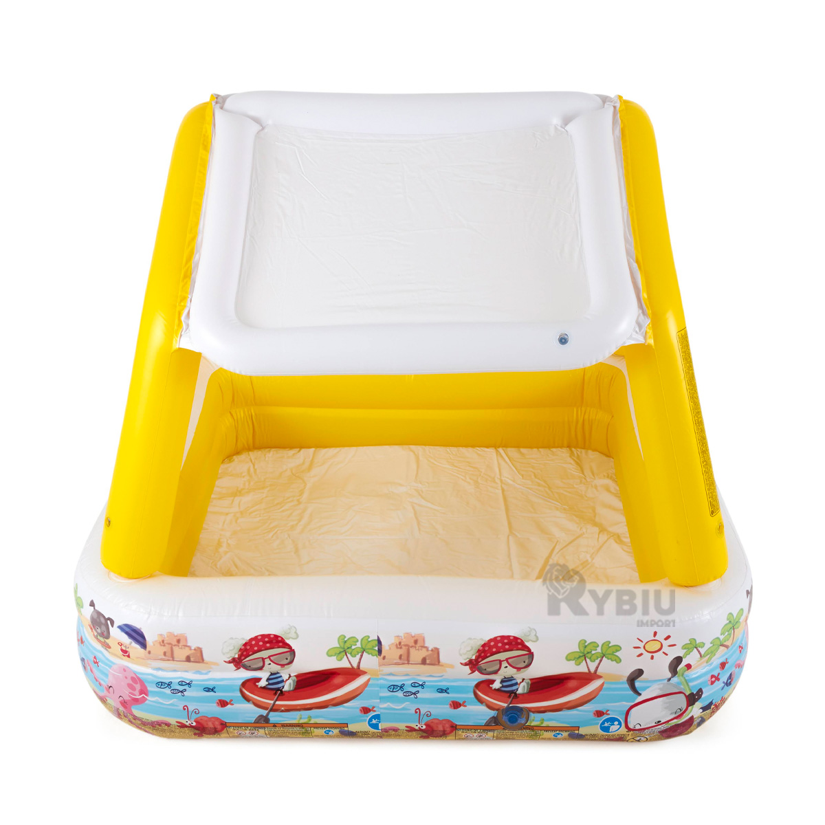 ALBERCA IDEAL PARA NIÑITOS DE MULTICOLOR Y+REGALO STICKERS - 2