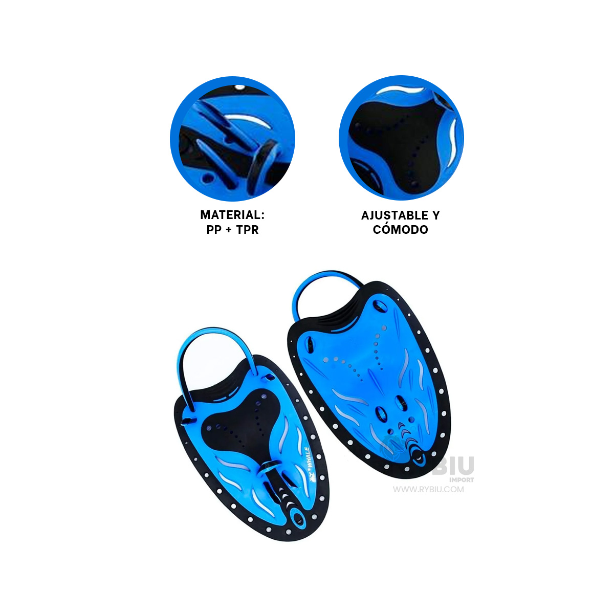 GUANTE DE PRECISION EN NADO EN AZUL NEGRO Y+GIFT MINIAGENDA - 3