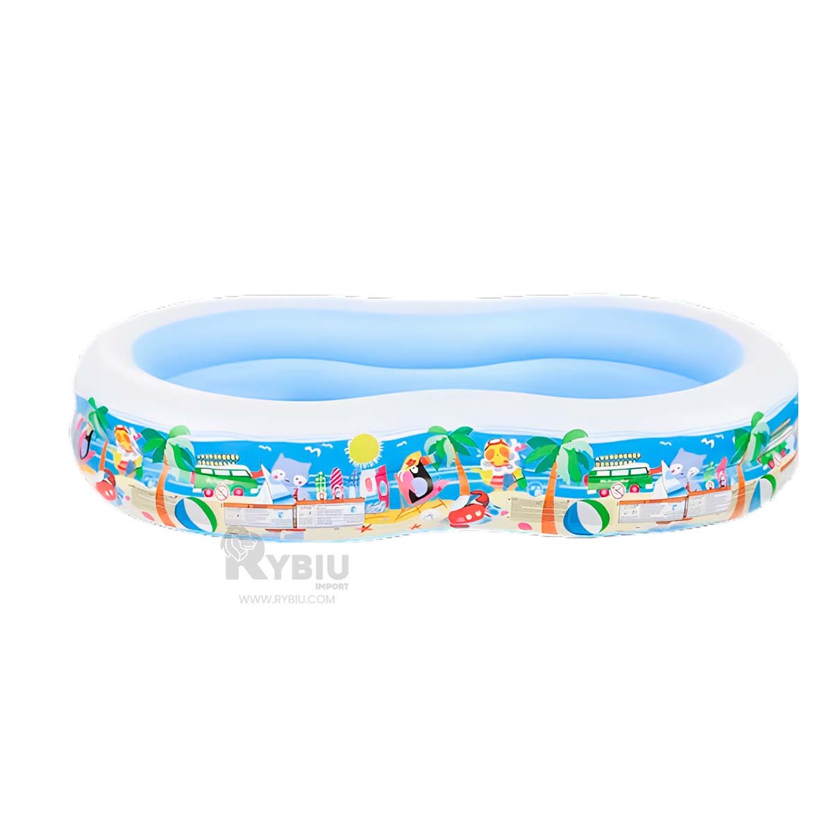 PILETA DIVERTIDO DE MULTICOLOR Y+ENVOLTORIO DE REGALO - 2