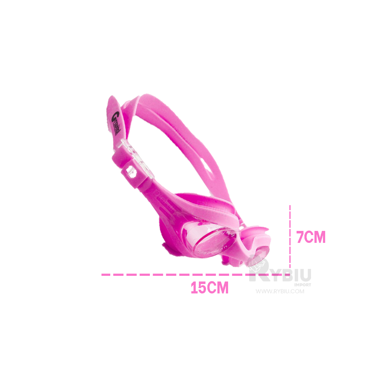 GAFAS NATACIÓN RYBIU MG-F268A PROTECTORES NIÑOS ROSADO + GIFT MINIAGENDA - 5