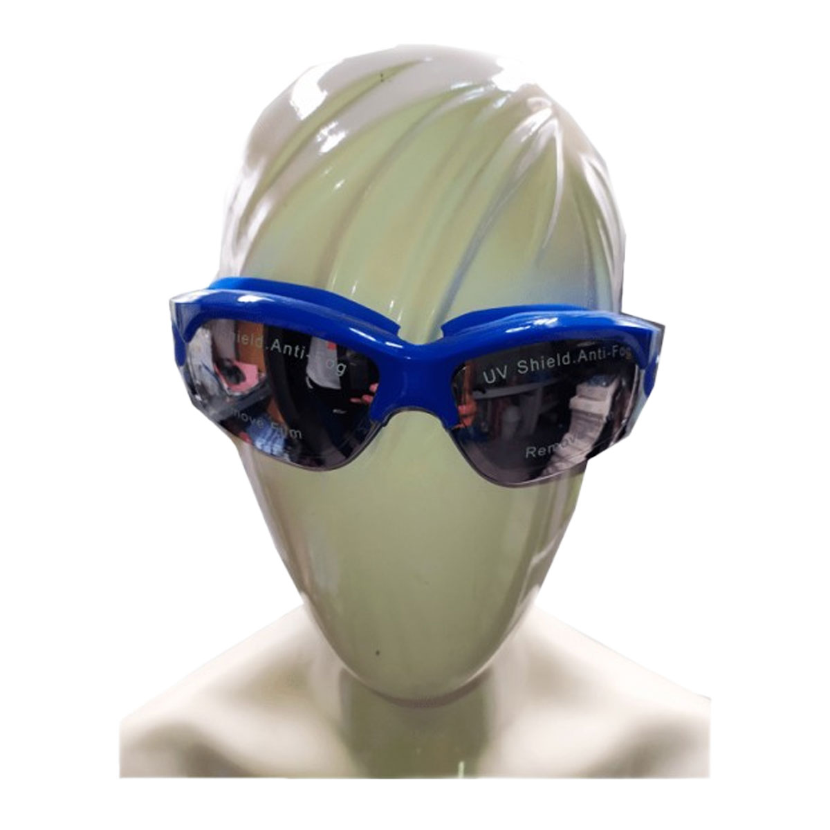 GAFAS NATACIÓN RYBIU MG-HN72A TRANSLUCIDAS AZUL + ENVOLTORIO REGALO - 2