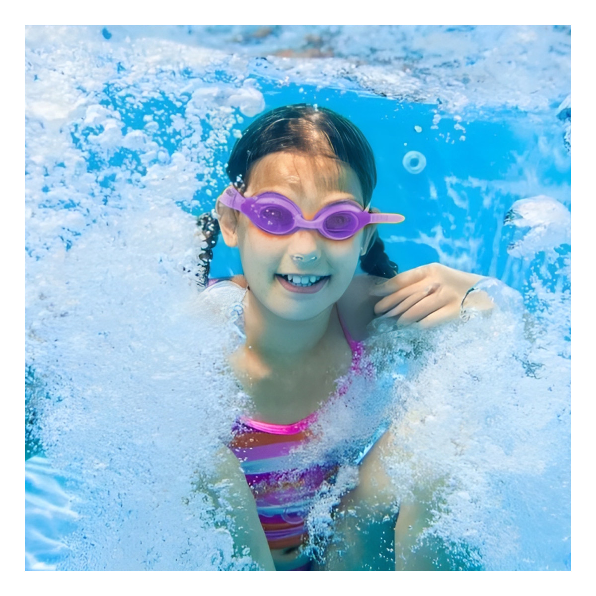 GAFAS NATACIÓN RYBIU MG-F268A ERGONOMICOS NIÑOS MORADO + REGALO AGENDITA - 4