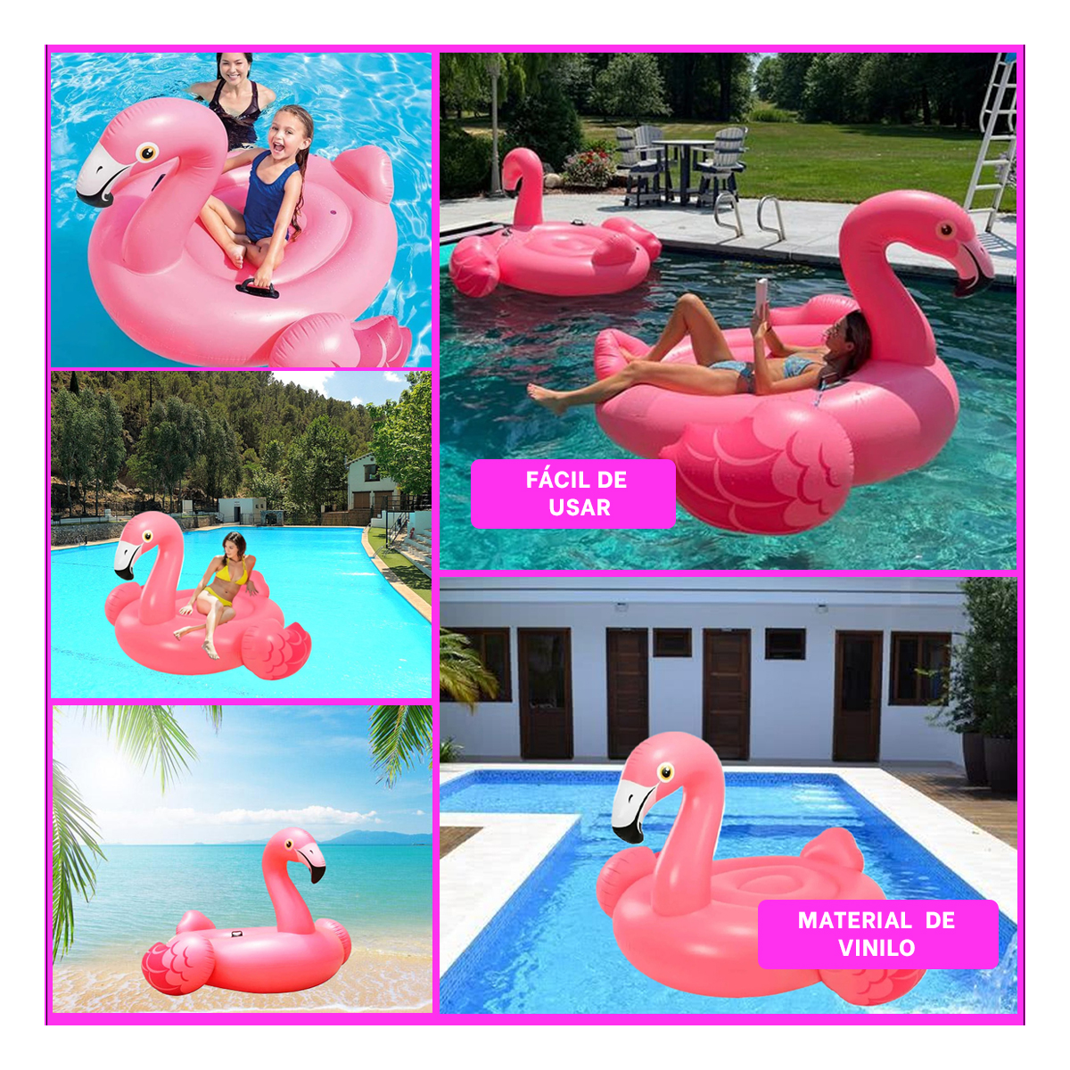 BOTE FIESTA COLORIDA PARA ADULTOS FLAMENCO Y+GIFT STICKERS - 2