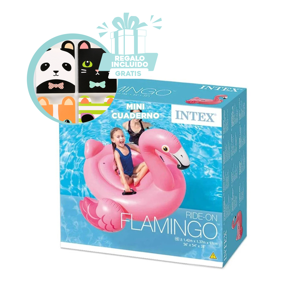 BOTE DIVERSION ESTELAR EN FLAMENCO Y+REGALO AGENDITA - 1