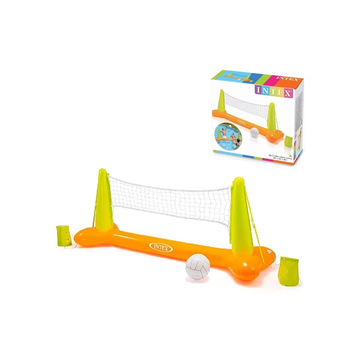 CANCHA PARA VOLEY INFLABLE DE AGUA CON MONTAJE SENCILLO Y+LIGAS REGALO - 3