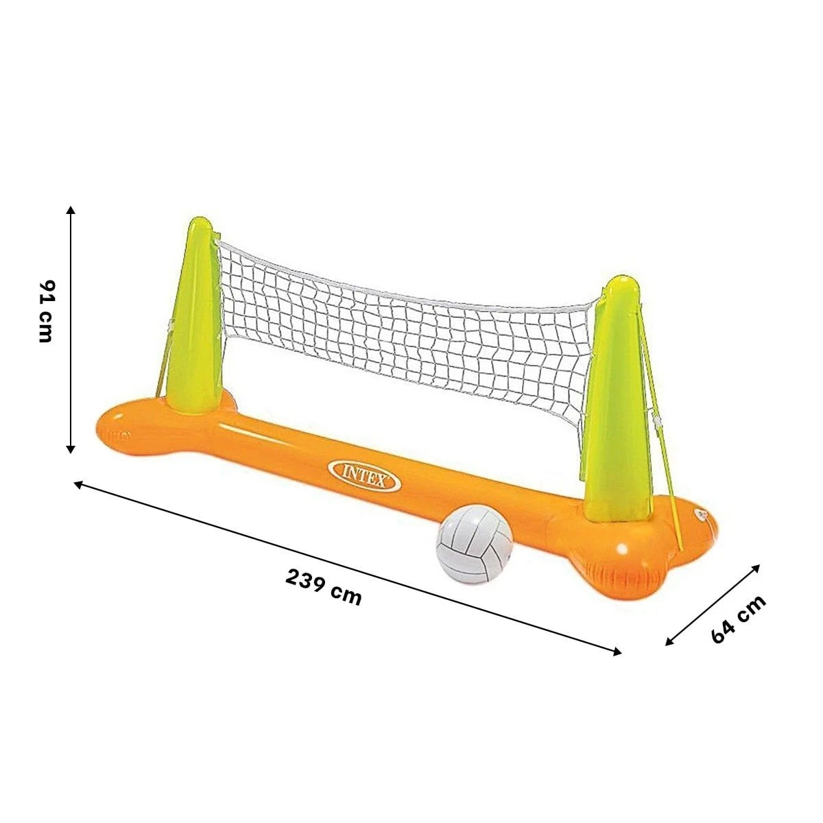 CANCHA PARA VOLEY INFLABLE DE AGUA CON MONTAJE SENCILLO Y+LIGAS REGALO - 4