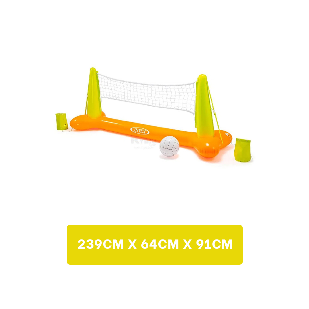 MALLA FACIL DE TRANSPORTAR AMARILLO Y+BANDERITAS ADHESIVAS - 5