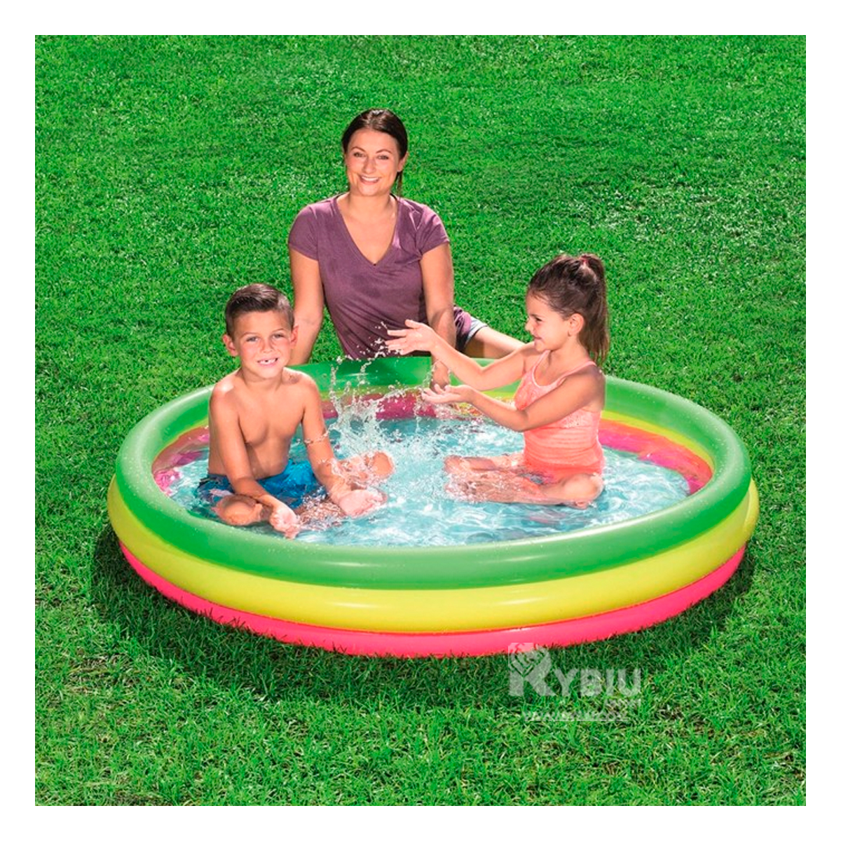 PILETA BONITA PARA DIVERSION Y+REGALO LIGAS PARA PEINAR - 4