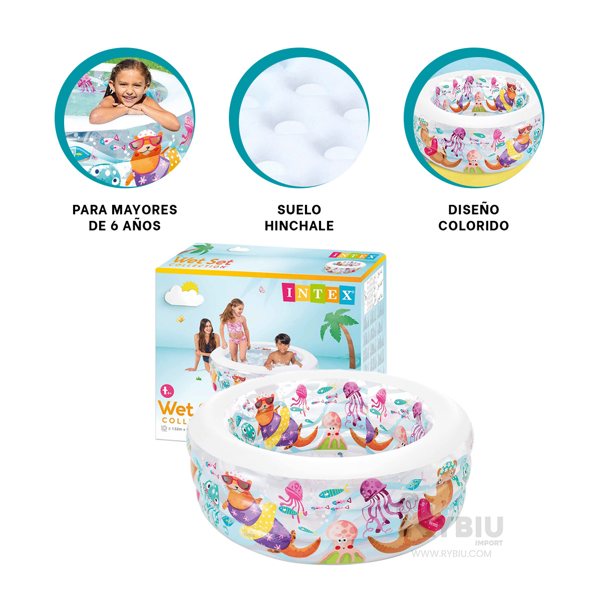 ALBERCA DE DIAS SOLEADOS PARA NENES Y+GIFT MINIAGENDA - 3