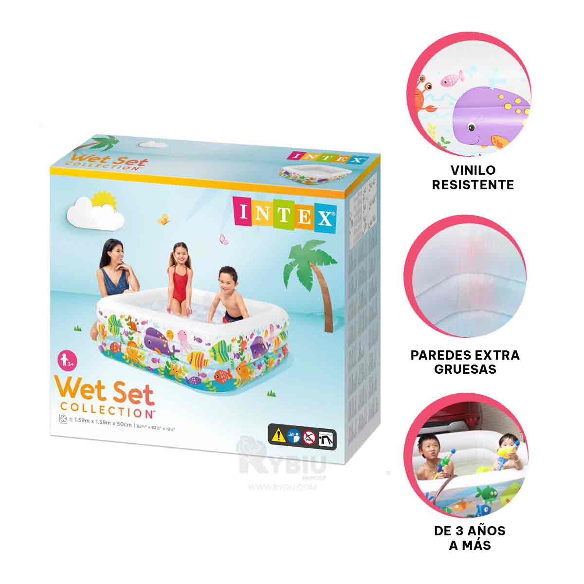 ALBERCA INFLABLE Y TRANSPORTABLE DE JARDIN Y+REGALO AGENDITA - 3