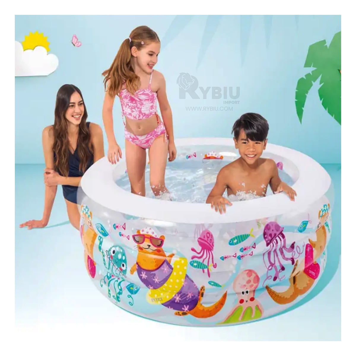PISCINA PARA RELAJACION TOTAL EN LA PLAYA Y+PAPEL DE REGALO - 1