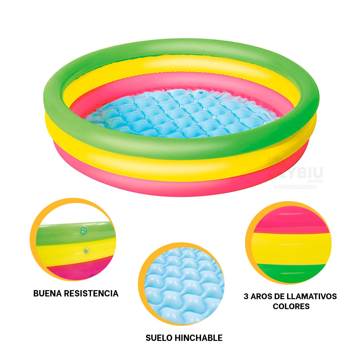 PISCINA PARA RELAJACION TOTAL EN LA PLAYA Y+PAPEL DE REGALO - 3
