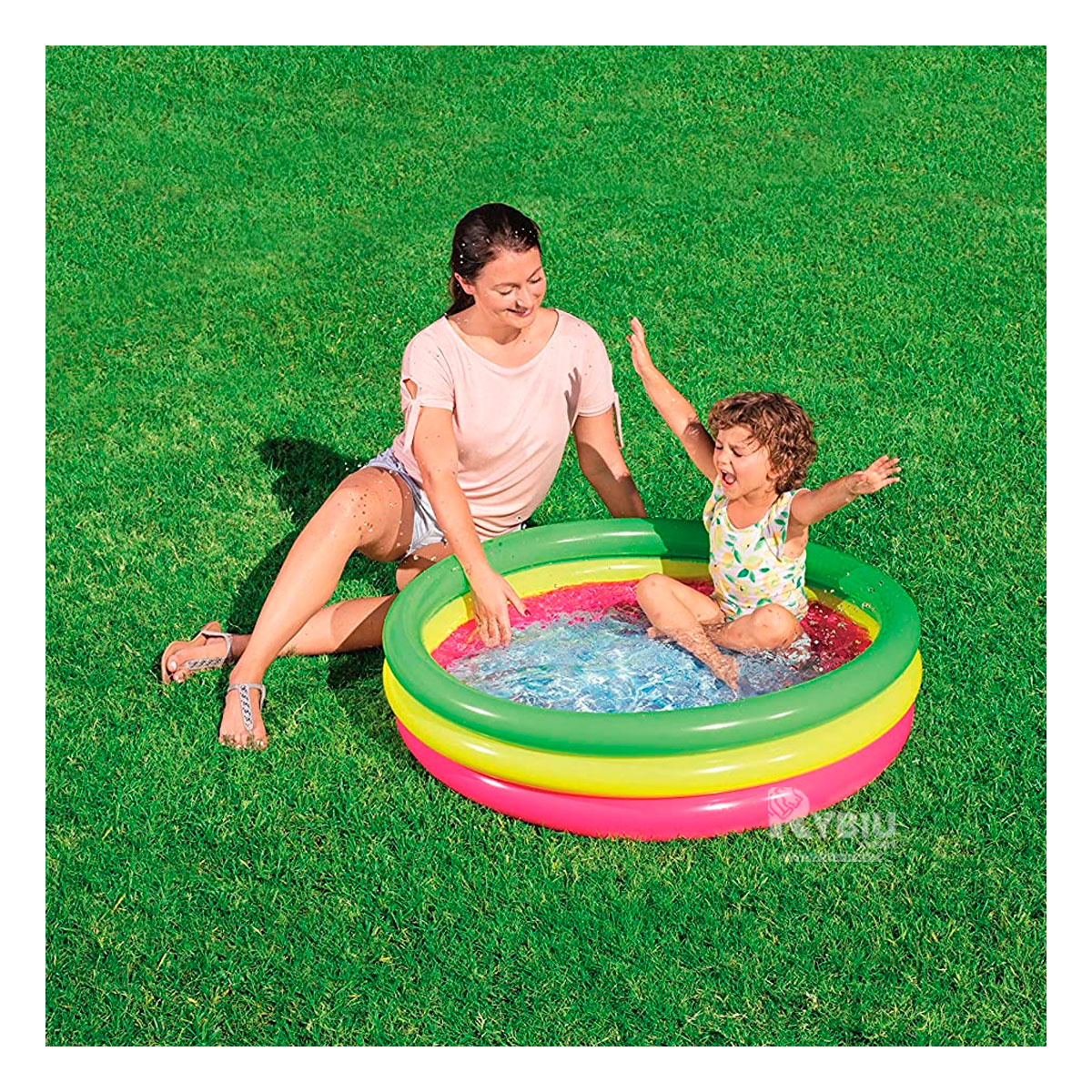 PILETA BONITA PARA EXTERIORES Y+REGALO LIGAS PARA PEINAR - 1