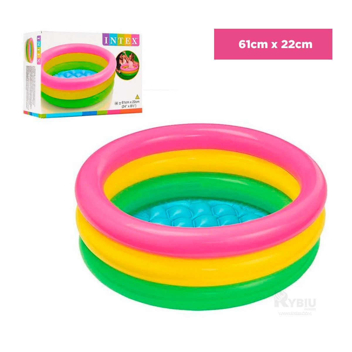 ALBERCA COMODA Y VERSATIL PARA NIÑOS Y+REGALO STICKERS - 5