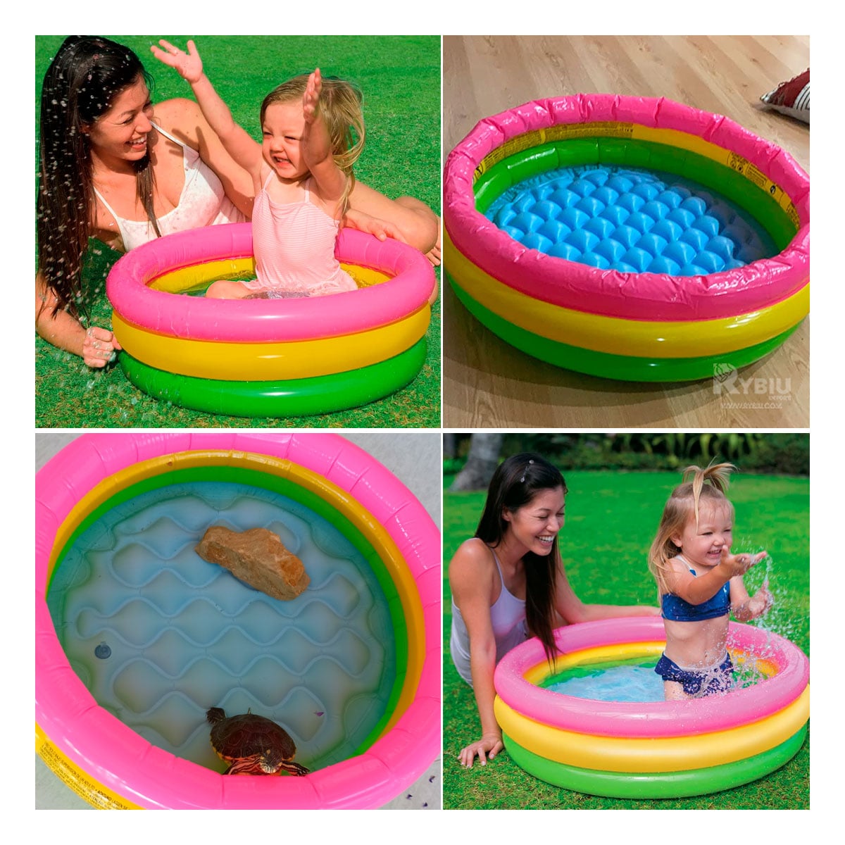 ALBERCA INFLABLE Y TRANSPORTABLE DE JARDIN Y+REGALO AGENDITA - 4