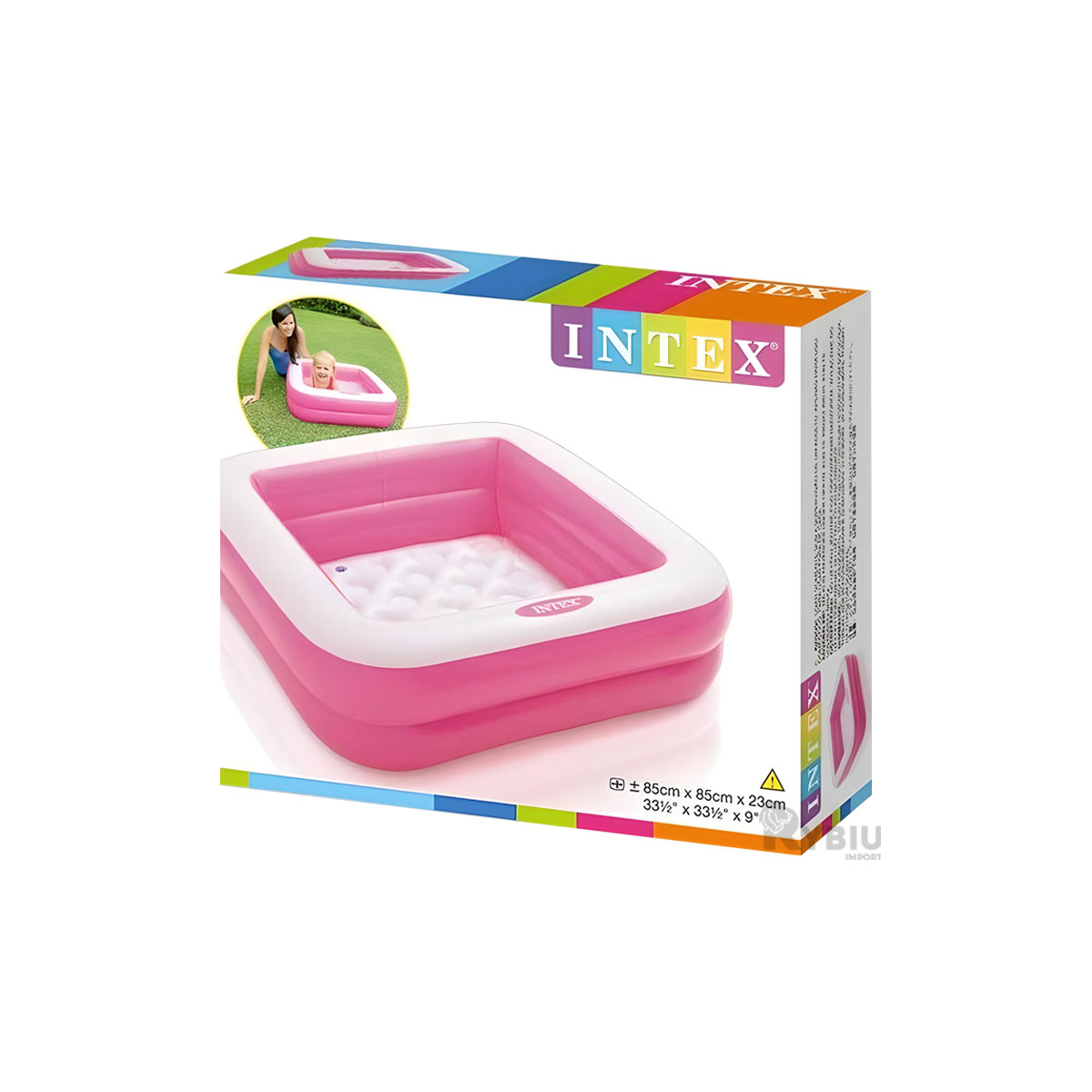 PILETA VERSATIL EN COLOR ROSADO Y+REGALO LIGAS PARA PEINAR - 2