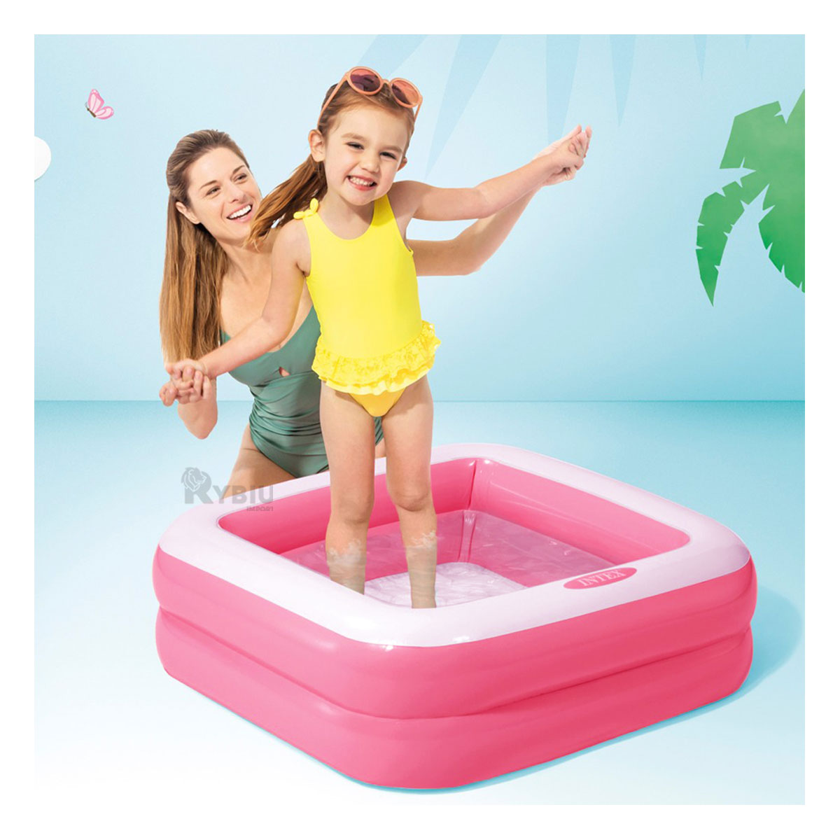 PISCINA PARA RELAJACION TOTAL EN ROSADO Y+PAPEL DE REGALO - 1
