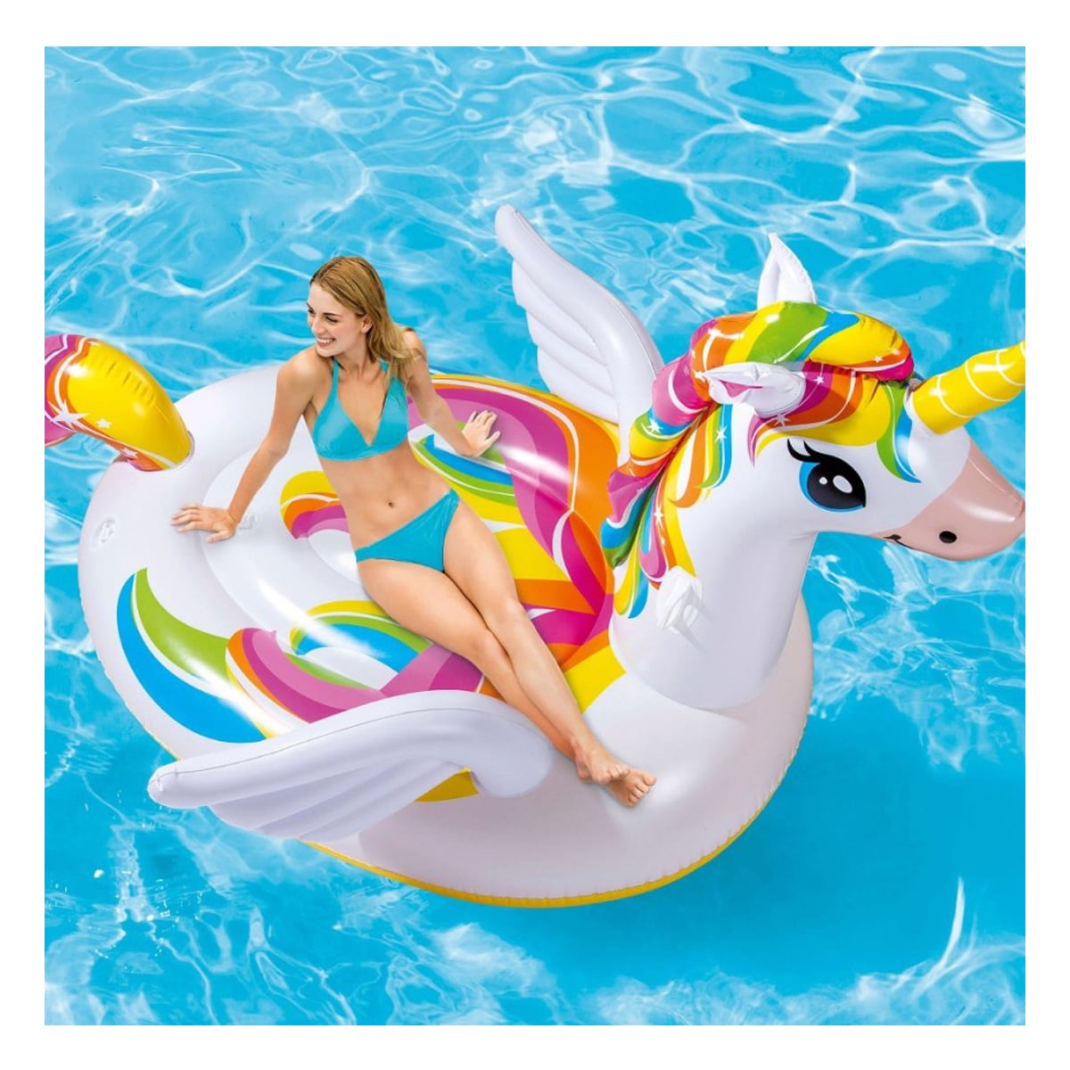 FLOTADOR PERFECTO PARA NINOS EN UNICORNIO Y+REGALO STICKERS - 1