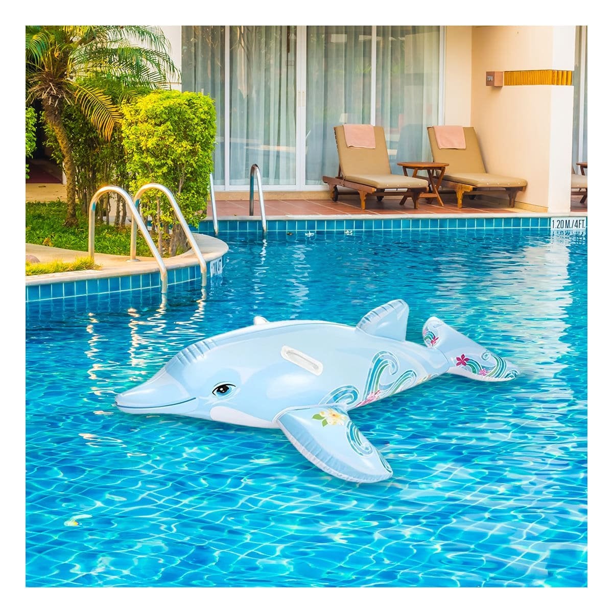 ELEMENTO RECREATIVO ACUATICO PARA VERANO CON DISENO MARINO Y+LIGAS REGALO - 2