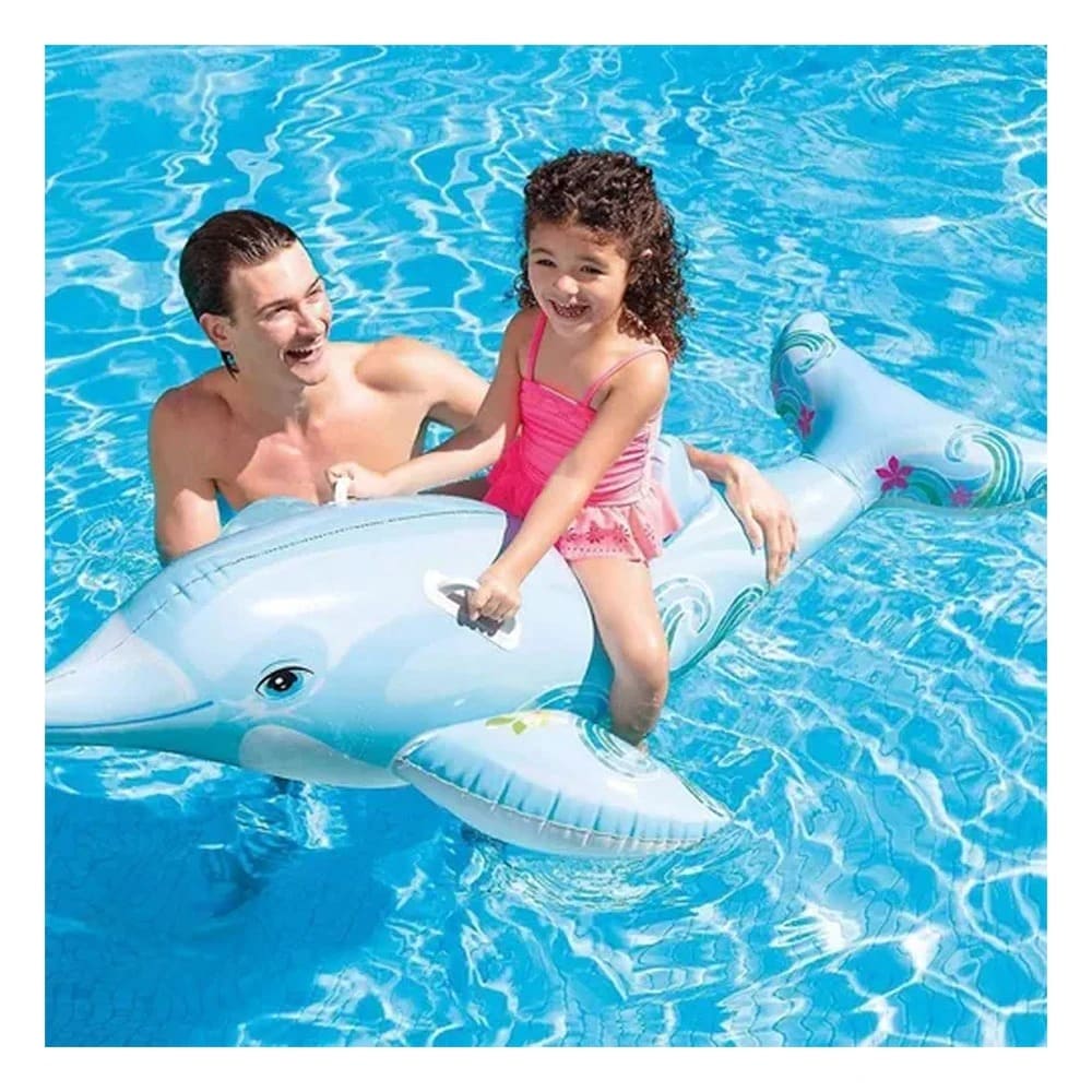 FLOTADOR PARA PISCINA VERANO EN DELFIN Y+PAPEL DE REGALO - 1