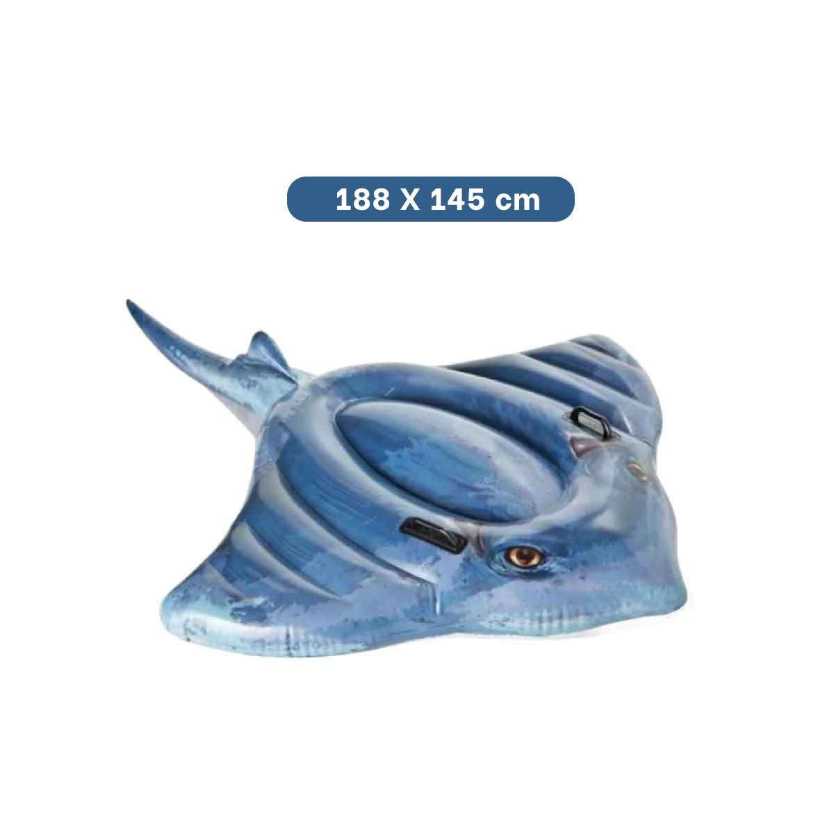 FLOTADOR ACUATICO CON FIGURA DE MANTARRAYA PARA JUEGOS EN AGUA Y+LIGAS REGALO - 4