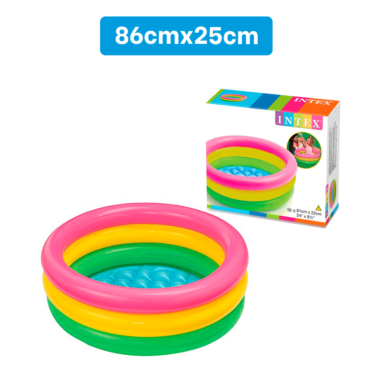 ALBERCA INFLABLE Y TRANSPORTABLE DE JARDIN Y+REGALO AGENDITA - 5