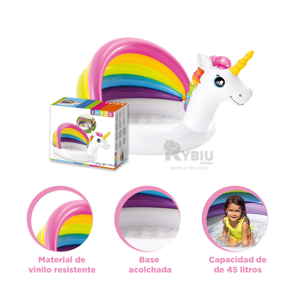 ALBERCA DE DIAS SOLEADOS EN UNICORNIO Y+GIFT MINIAGENDA - 1
