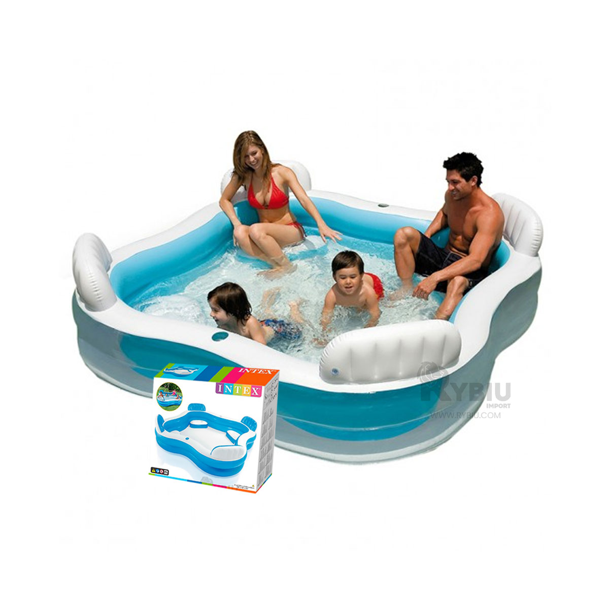 PISCINA PORTATIL PARA RELAJACION TOTAL Y+PAPEL DE REGALO - 3