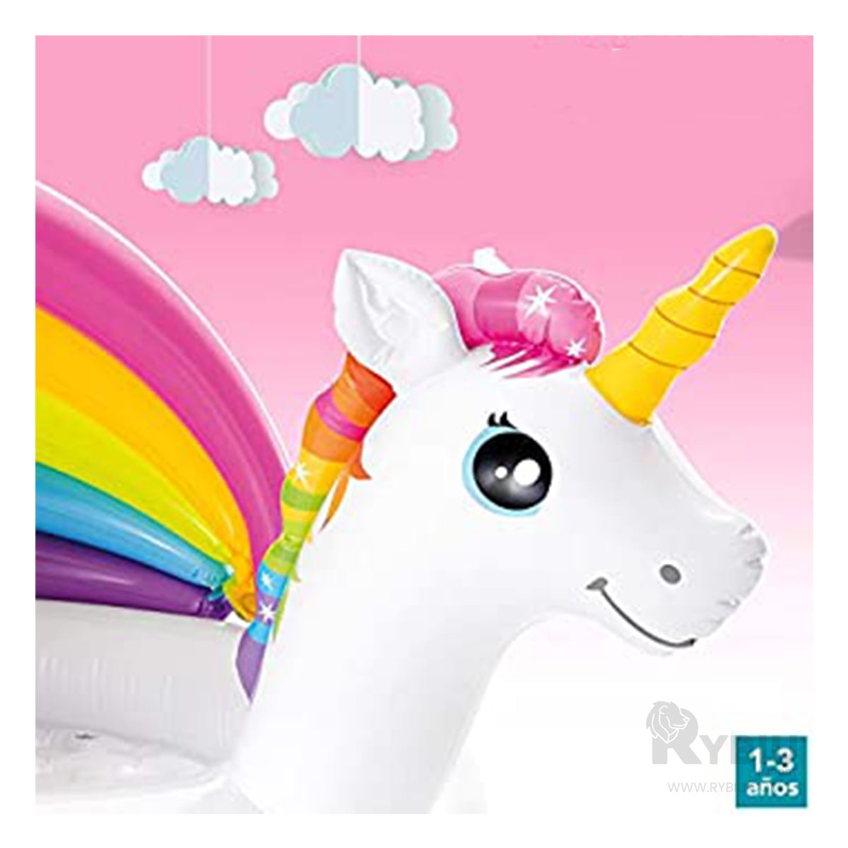 ALBERCA VERANO PERFECTO EN UNICORNIO Y+ENVOLTORIO DE REGALO - 3