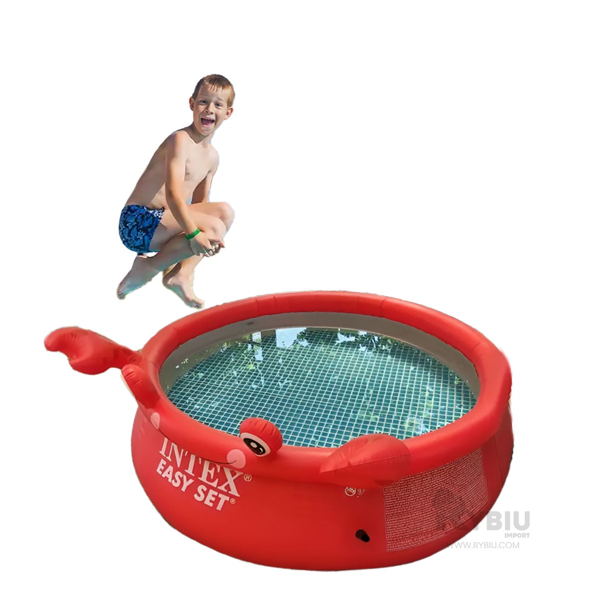 PILETA ACOLCHADA PARA NIÑOS Y+REGALO LIGAS PARA PEINAR - 1