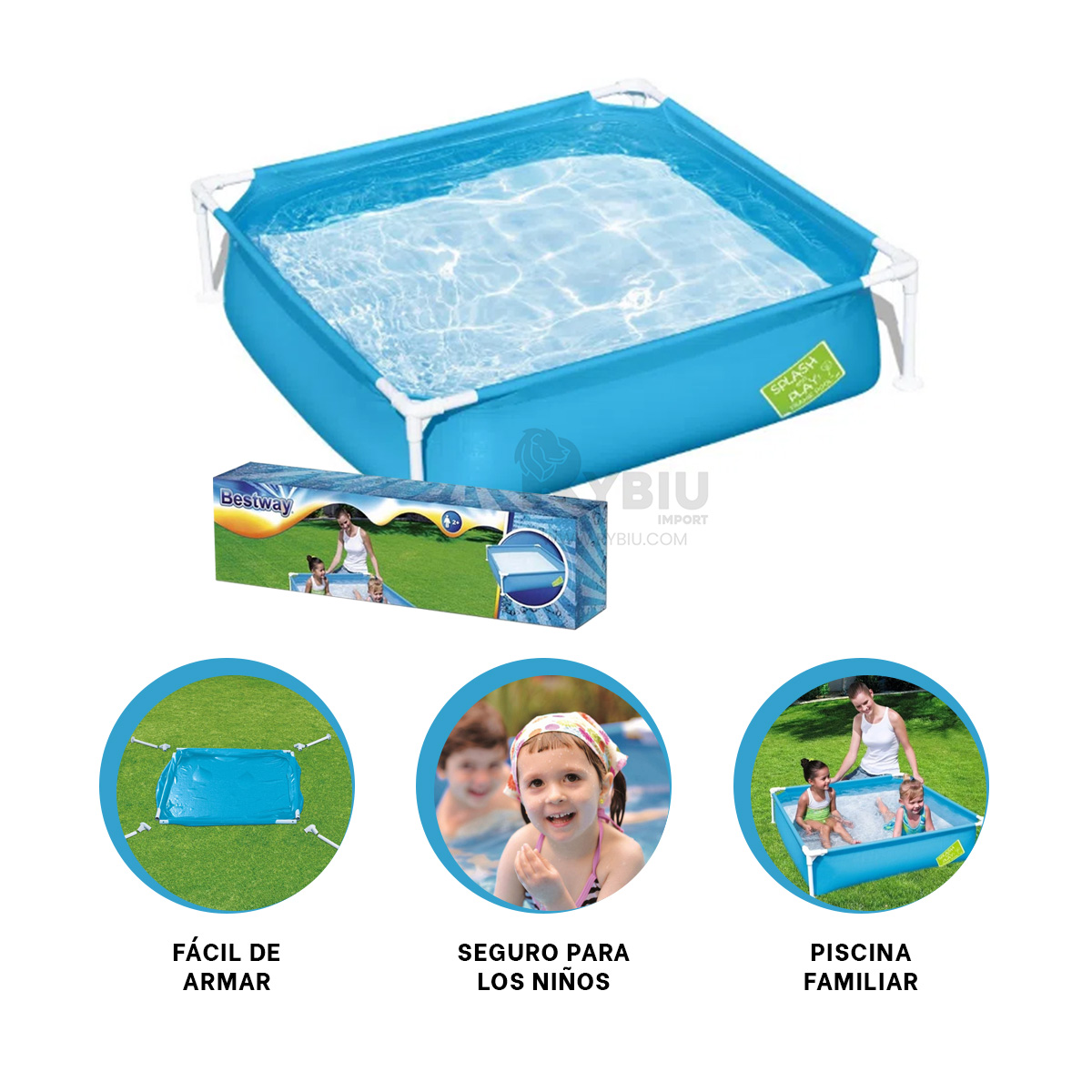 ALBERCA INFLABLE Y TRANSPORTABLE DE JARDIN Y+REGALO AGENDITA - 2