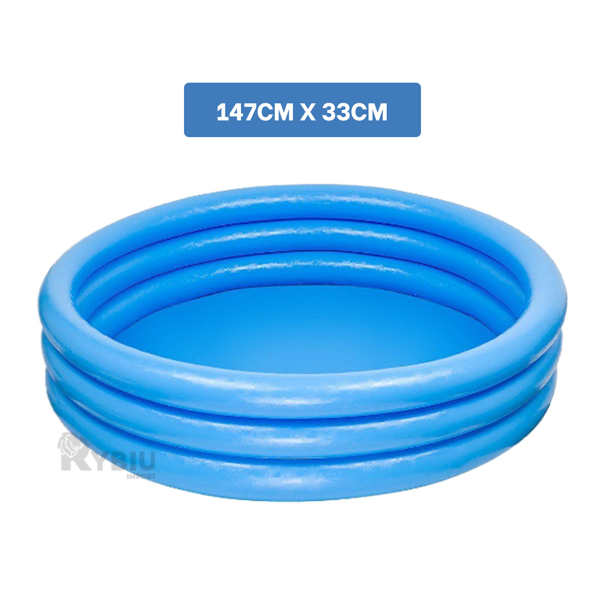 ALBERCA COMODA Y VERSATIL PARA NIÑOS AZUL Y+REGALO STICKERS - 5