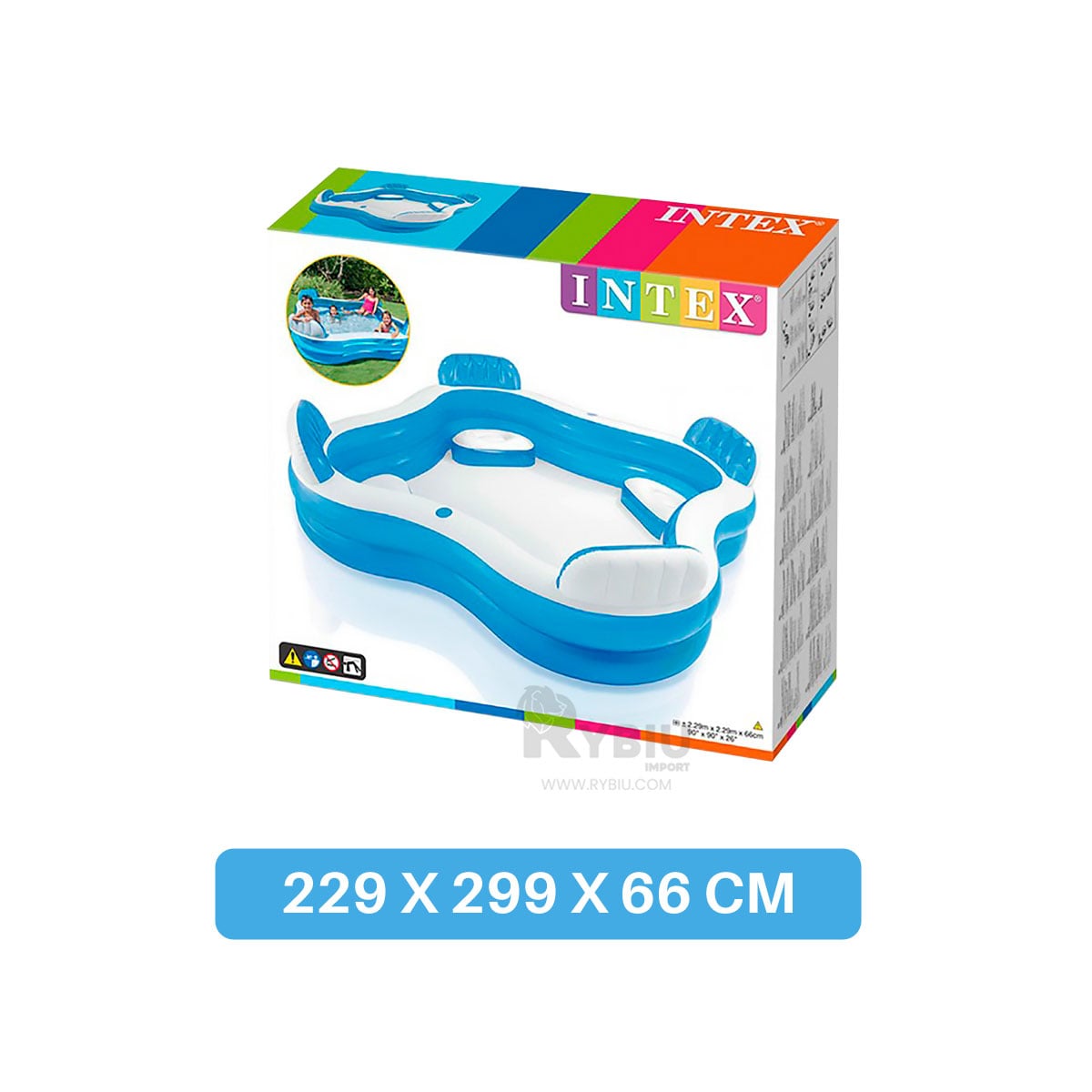ALBERCA COMODA Y DURADERO PARA NIÑOS Y+REGALO STICKERS - 5