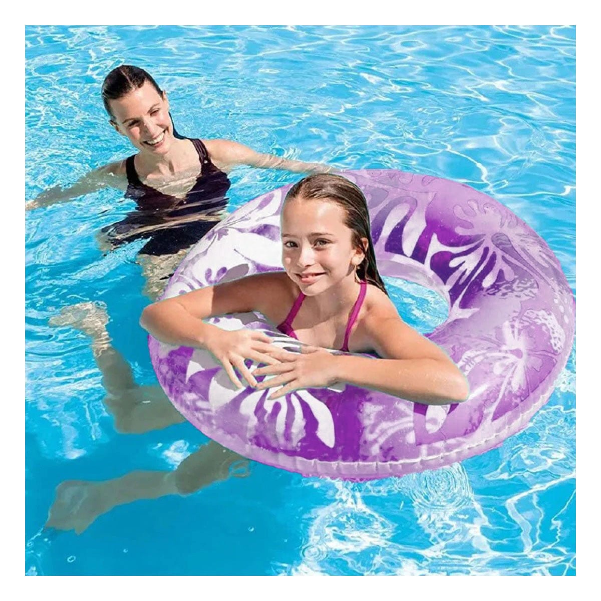 INFLABLE ELEGANTE Y MOVIBLE MORADO Y+ENVOLTORIO DE REGALO - 1