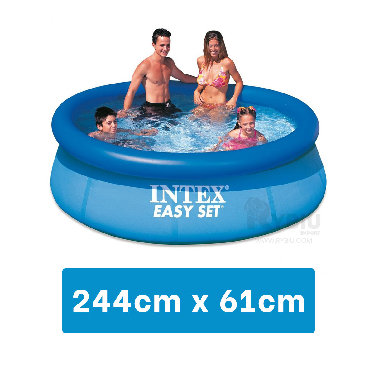 ALBERCA COMODO PARA INFANTES EN CELESTE Y+GIFT STICKERS - 5