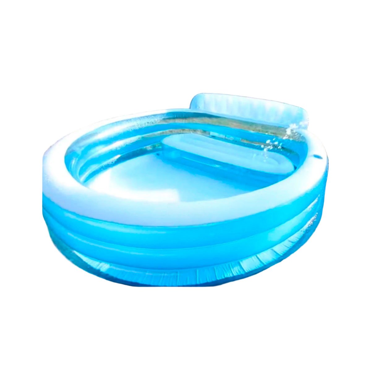 MODELO INFLABLE CON SILLON PARA HOGAR Y VERANO EN ESPACIO EXTERIOR Y+LIGAS REGALO - 3