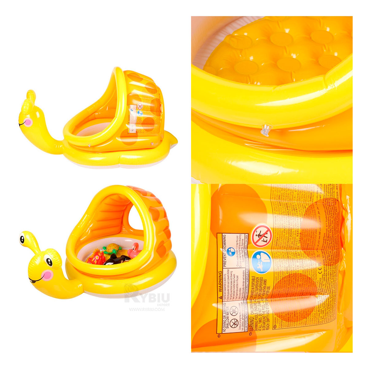 ALBERCA COMODA Y DURADERO PARA NIÑOS Y+REGALO STICKERS - 2