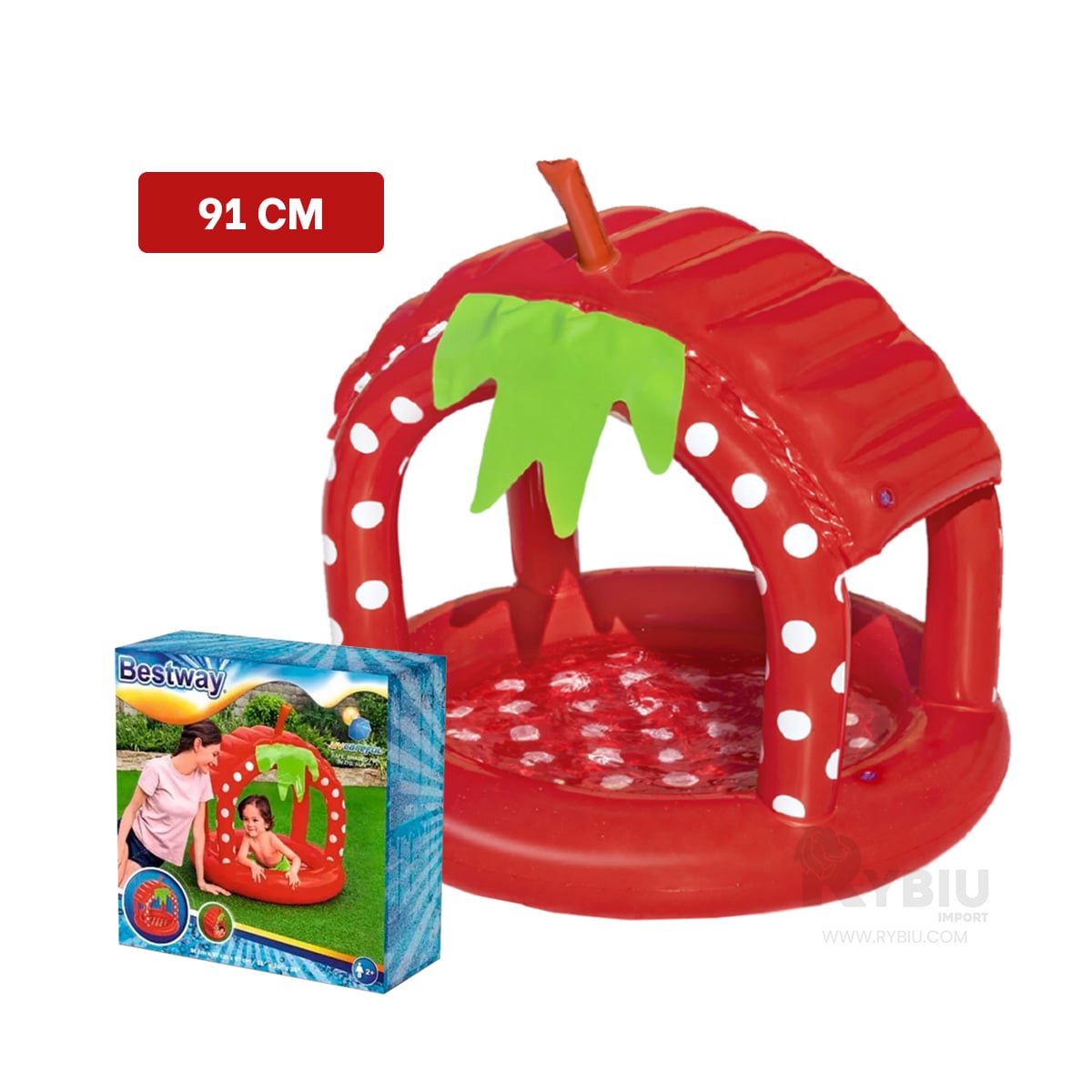 ALBERCA CON DISEÑO LLAMATIVO Y PLACENTERO Y+GIFT STICKERS - 4