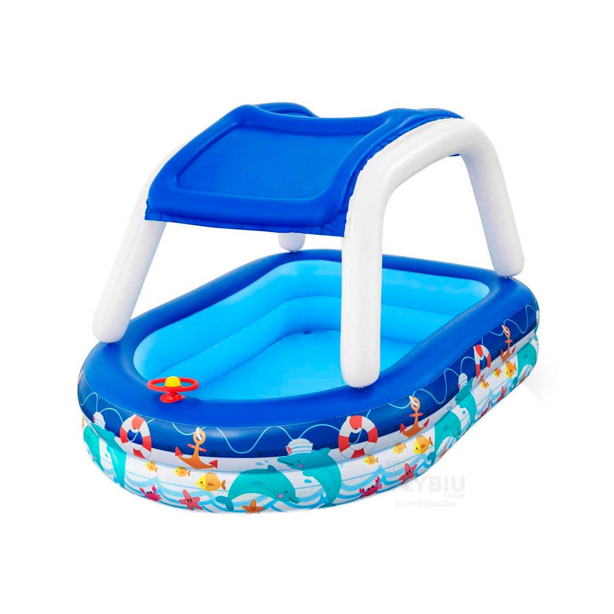 ALBERCA INFLABLE PARA ENTRETENIMIENTO Y+ENVOLTORIO DE REGALO - 2