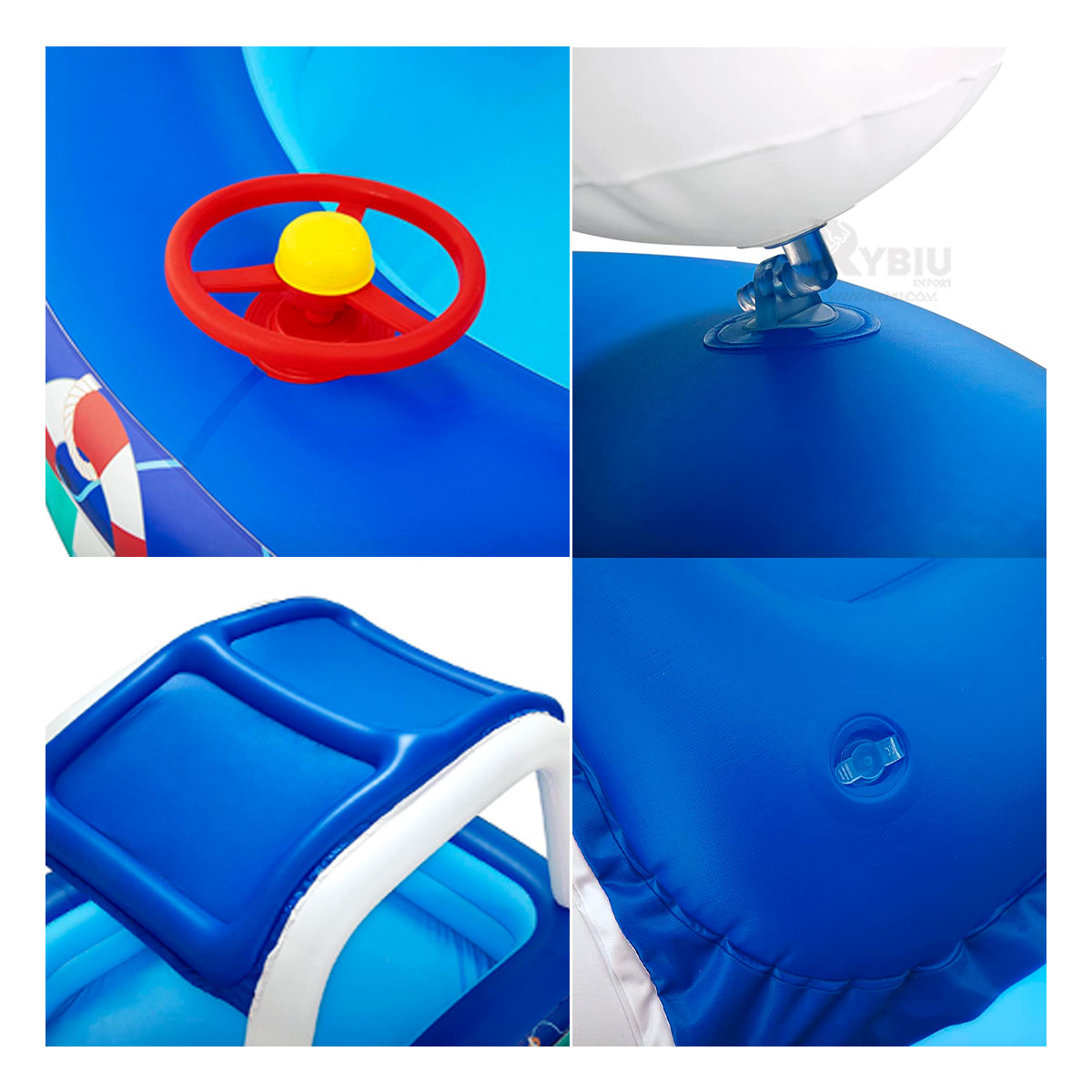 ALBERCA INFLABLE PARA ENTRETENIMIENTO Y+ENVOLTORIO DE REGALO - 3