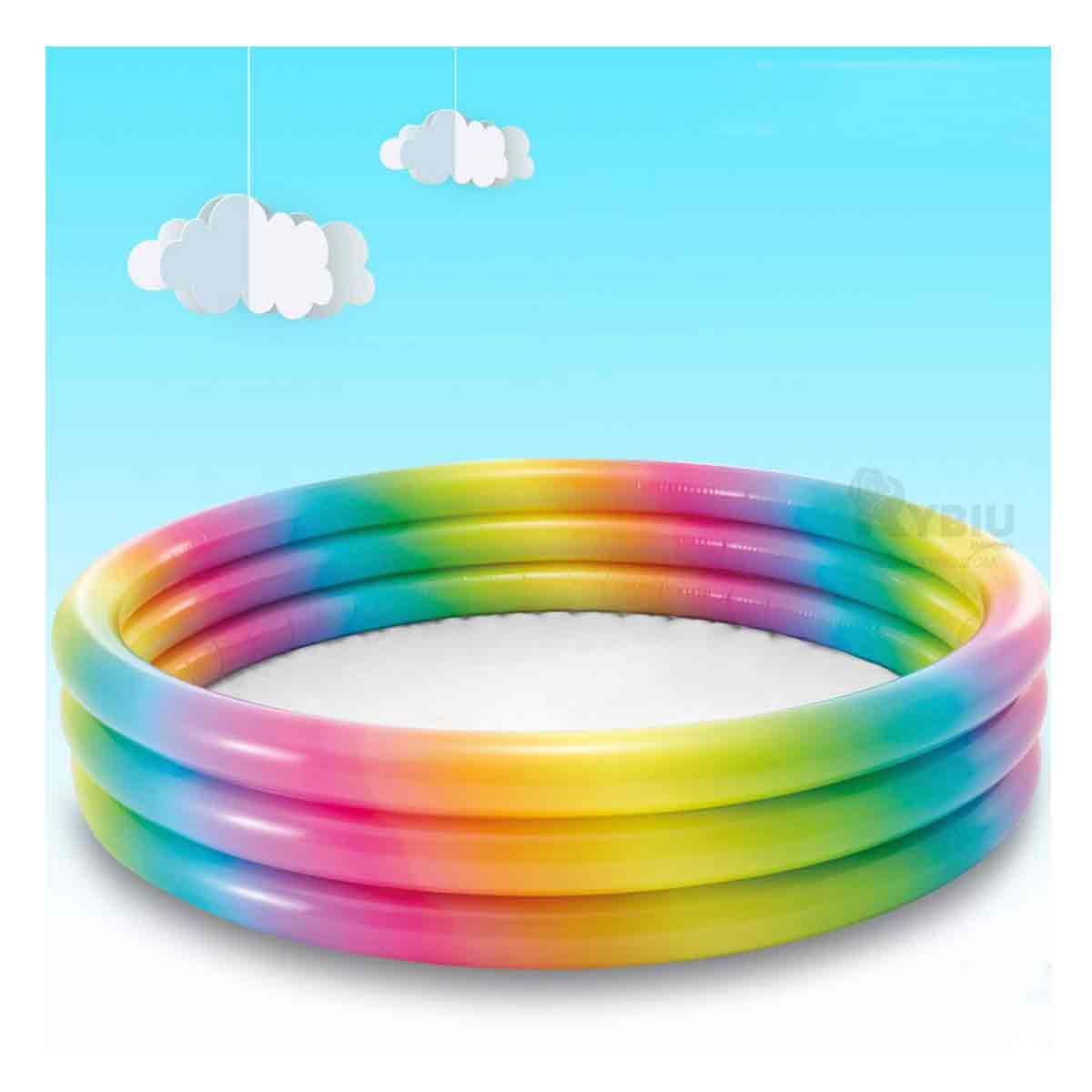 PILETA VERSTAIL PARA BAÑO DE COLOR CELESTE Y+GIFT MINIAGENDA - 1