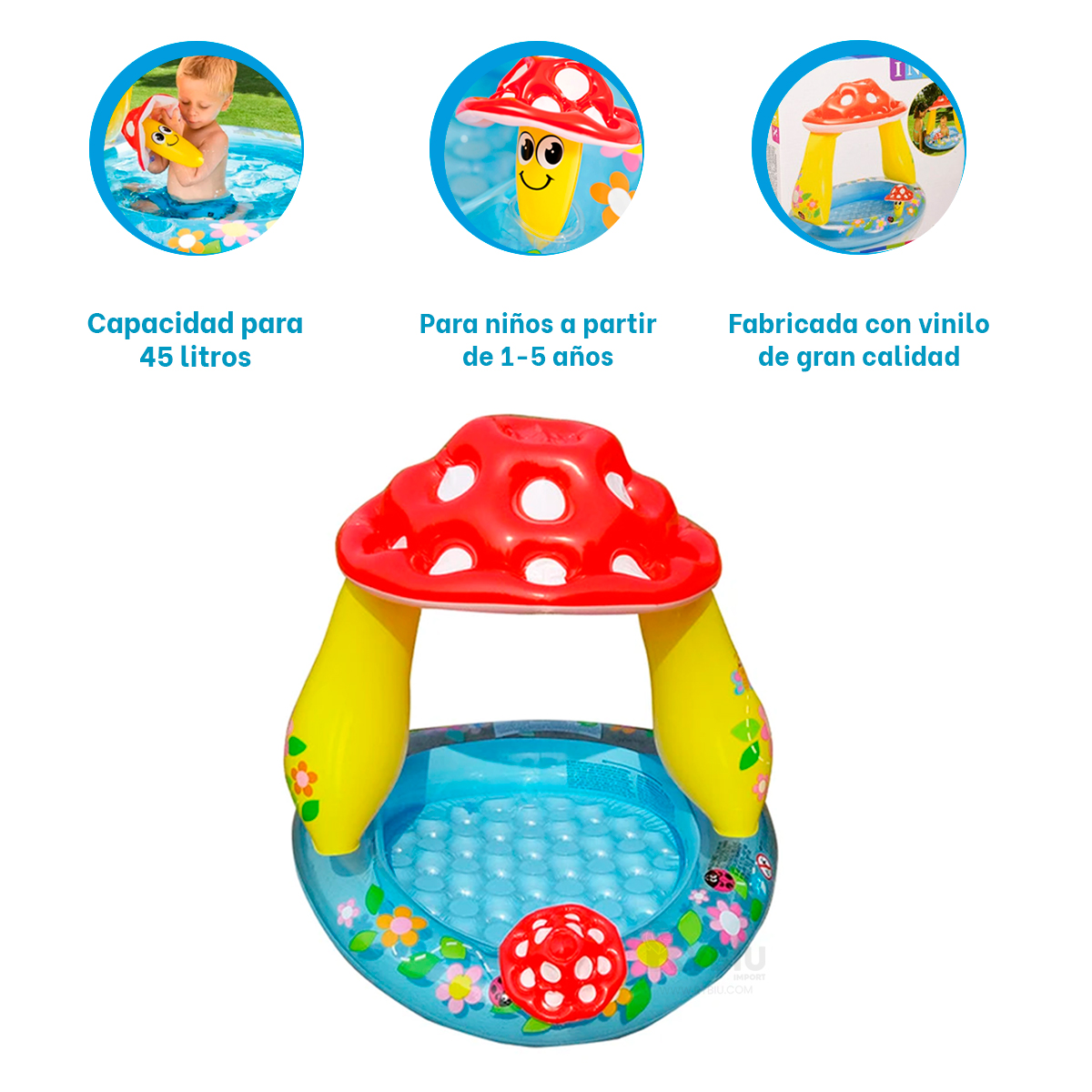 PILETA RELAJANTE DE HONGUITO MULTICOLOR Y+POST-IT ADHESIVOS - 3